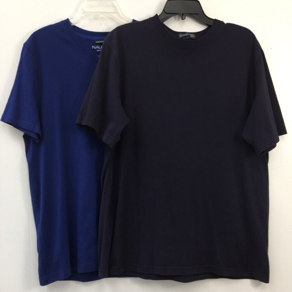 Nautica/Lands End Mens Short Sleeve Tee Bundle Size L EXCELLENT Condition